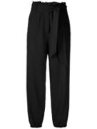 Nk Rustic Linen Clochard Trousers - Black
