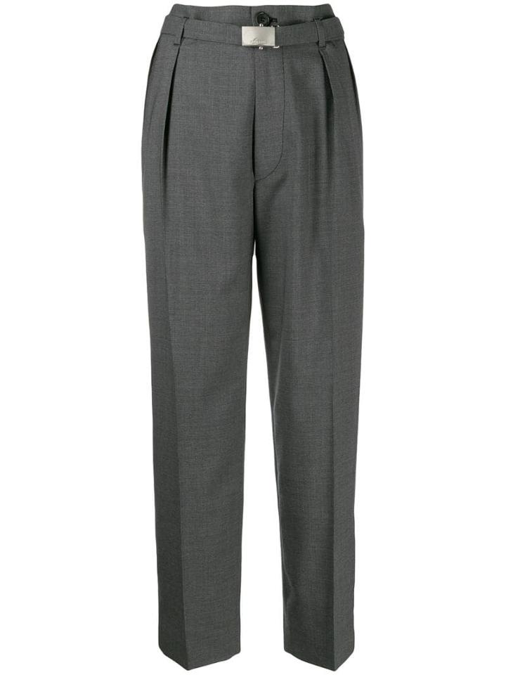 Miu Miu Wide-leg Tailored Trousers - Grey