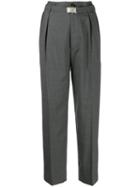 Miu Miu Wide-leg Tailored Trousers - Grey