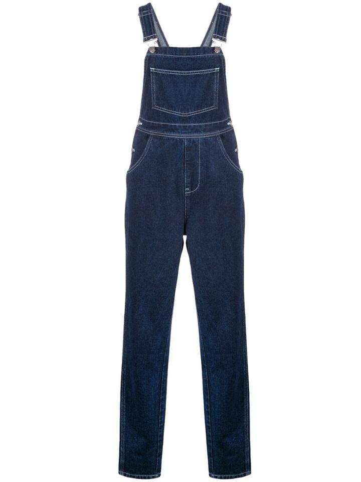 Weworewhat Basic Dungarees - Blue