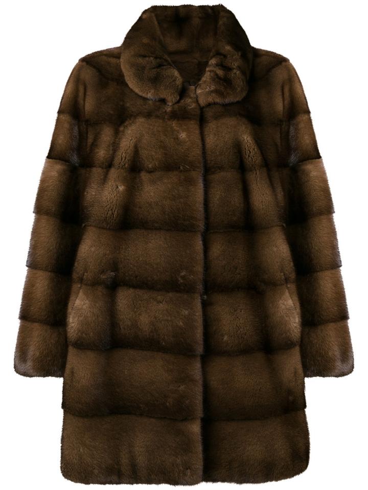 Liska Loose Fit Jacket - Brown