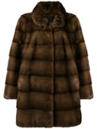 Liska Loose Fit Jacket - Brown
