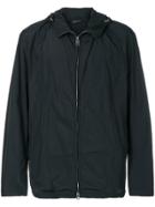 Jil Sander Zip Up Hooded Jacket - Black