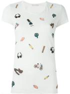 Alice+olivia Embroidered T-shirt