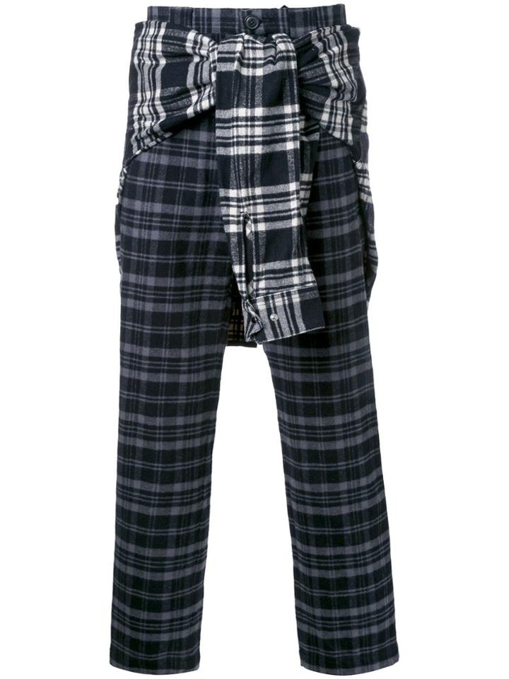 Maison Mihara Yasuhiro Tied Sleeve Trousers - Multicolour