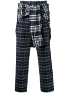 Maison Mihara Yasuhiro Tied Sleeve Trousers - Multicolour