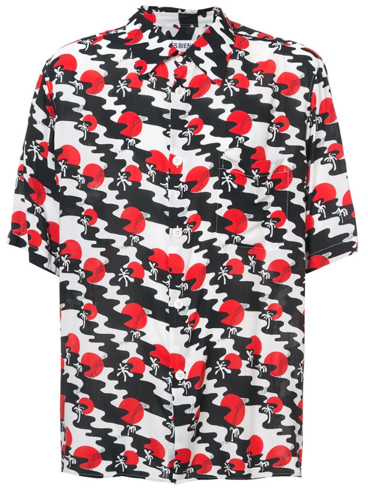 Très Bien Tourist Printed Shirt - Red