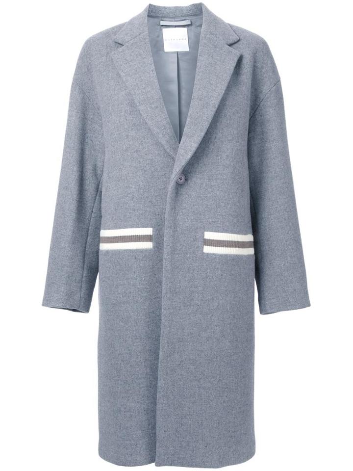 Cityshop 'award Chesterfield' Coat, Women's, Grey, Wool/nylon