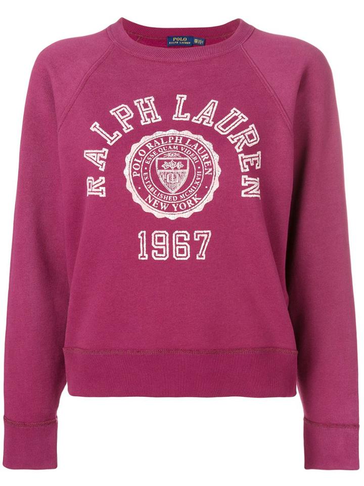 Polo Ralph Lauren Collegiate Fleece Jumper - Red