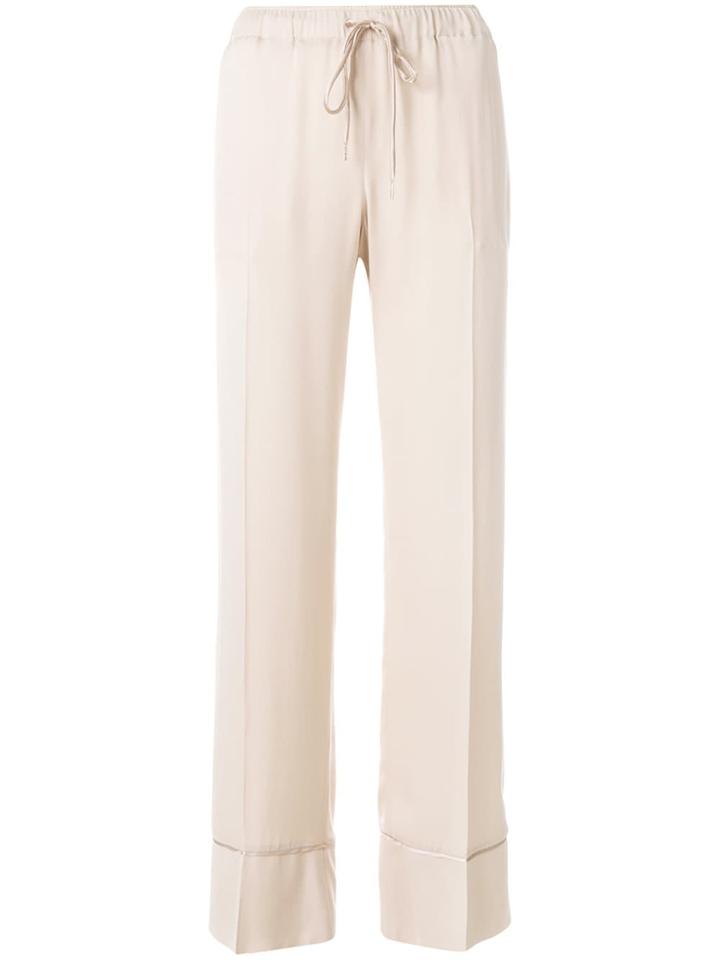 Ermanno Scervino Elasticated Waist Trousers - Neutrals