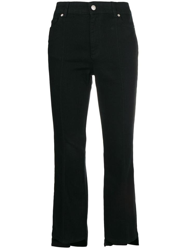 Alexander Mcqueen Cropped Jeans - Black