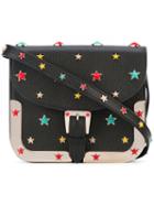 Red Valentino - Star Studded Crossbody Bag - Women - Cotton/calf Leather/leather/metal - One Size, Black, Cotton/calf Leather/leather/metal