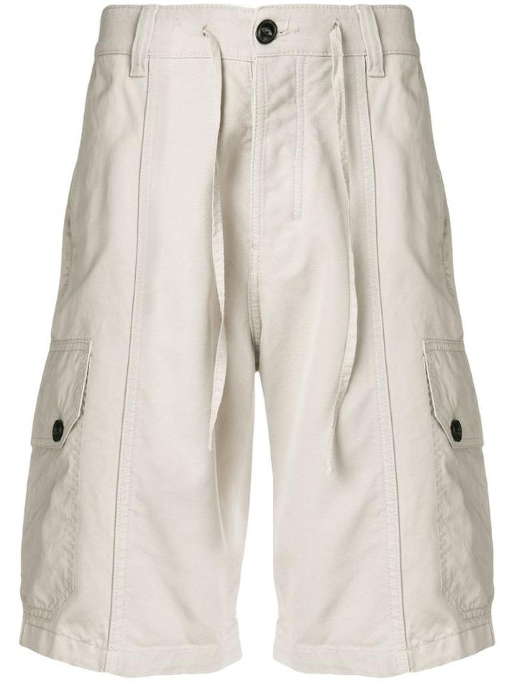 Ami Paris Patchwork Bermuda - Neutrals