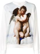 Fiorucci Graphic Angel Print Sweatshirt - White