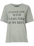 Nobody Denim Love T-shirt - Grey