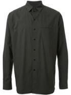 Bassike Welt Pocket Shirt, Men's, Size: L, Green, Cotton