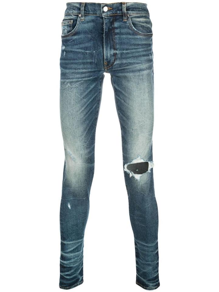 Amiri Amiri W9m01102sd Dark Crafted Indigo Natural (veg)->cotton -