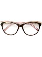 Emilio Pucci Round Frame Glasses, Acetate/metal (other)