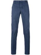 Dondup Gaubert Chinos, Men's, Size: 35, Blue, Cotton/polyester/spandex/elastane