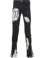 Mjb Patchwork Distressed Skinnt Trousers - Black