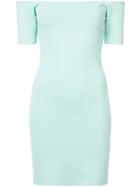 Ronny Kobo Off-the-shoulder Dress - Green