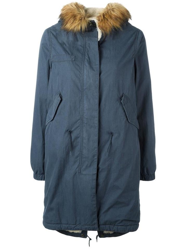 Bellerose 'layto' Coat, Women's, Size: 1, Blue, Cotton/acrylic/modacrylic/viscose
