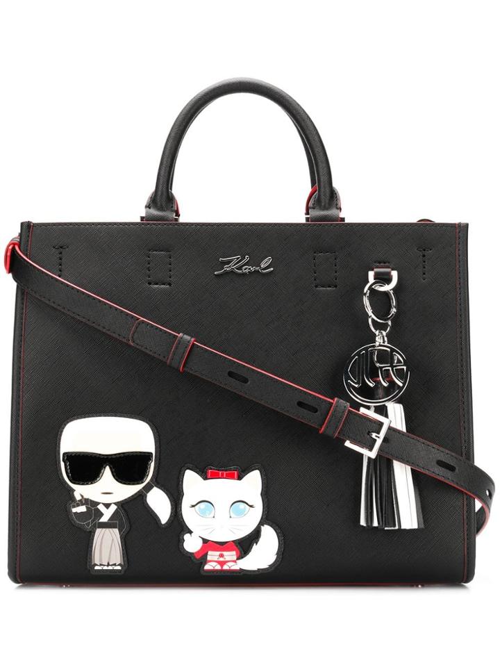 Karl Lagerfeld K/tokyo Fun Shopper Tote - Black