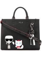 Karl Lagerfeld K/tokyo Fun Shopper Tote - Black
