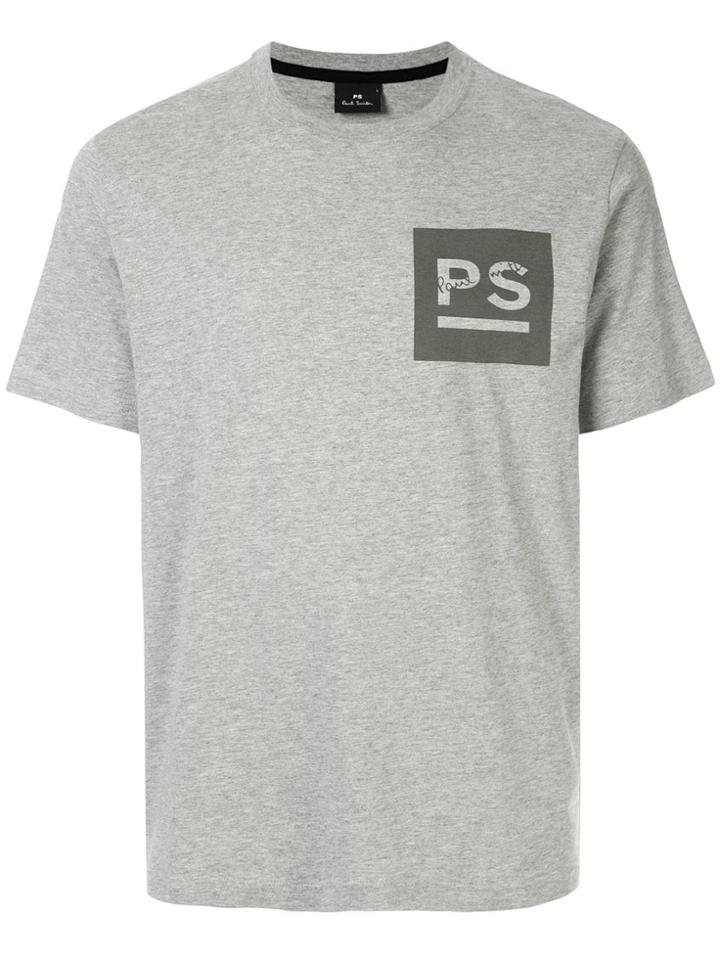 Paul Smith Ps Box Print T-shirt - Grey