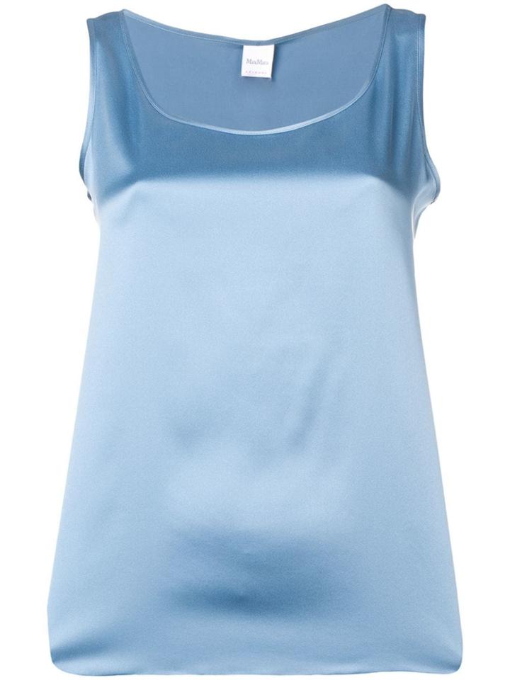 Max Mara Metallic Tank Top - Blue