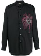 Roberto Cavalli Embroidered Shirt - Black