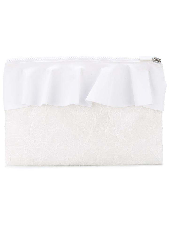 No Ka' Oi Large Nalu Clutch - White