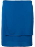 Versace Pre-owned Double-layer Skirt - Blue