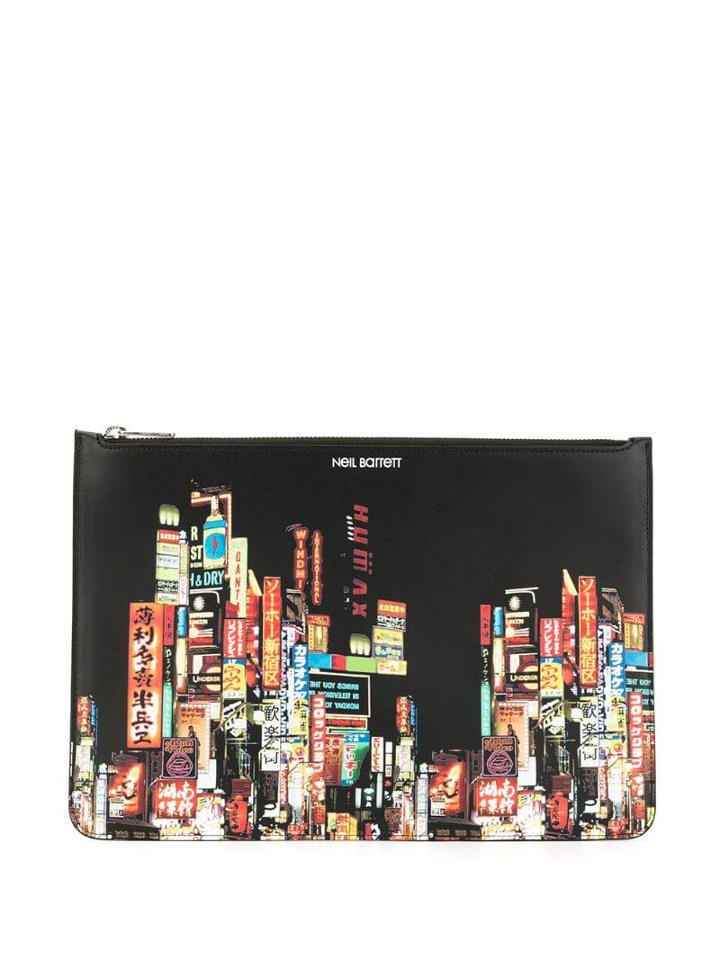 Neil Barrett Shinjuku Clutch Bag - Black