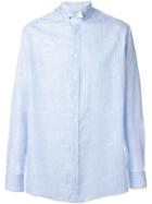 Etro Striped Shirt, Men's, Size: 41, Blue, Cotton