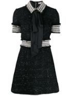 Ralph & Russo Short-sleeve Mini Dress - Black