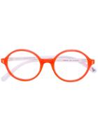 Stella Mccartney Kids Round Rim Glasses, Yellow/orange