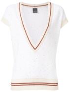 Lorena Antoniazzi V-neck Sweater - White
