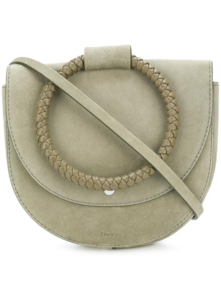 Theory Circle Strap Cross Body Bag - Green