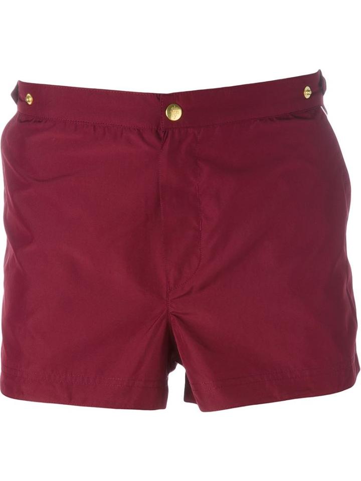 Eleventy Snap Fastening Swim Trunks