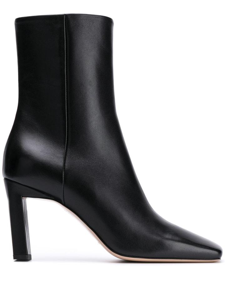 Wandler Isa Square-toe Boots - Black