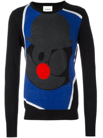Iceberg Felix The Cat Print Pullover
