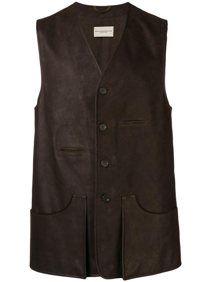 Holland & Holland Shooting Vest - Brown