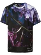 Roberto Cavalli Marchito Print T-shirt - Purple