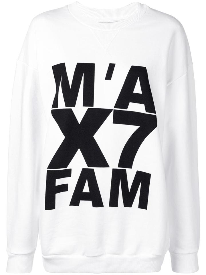 7 For All Mankind Logo Print Sweatshirt - White