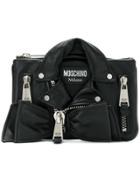 Moschino Biker Clutch Bag - Black