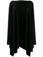 Rick Owens Draped Knitted Top - Black