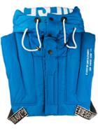 Diesel Cropped Lifejacket Gilet - Blue