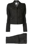 Chanel Pre-owned Denim Blouse And Jeans Set - Black