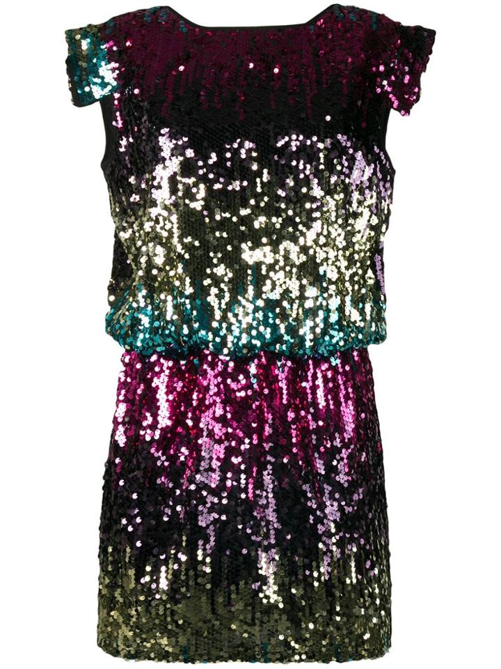 5 Progress Sequined Mini Dress - Pink